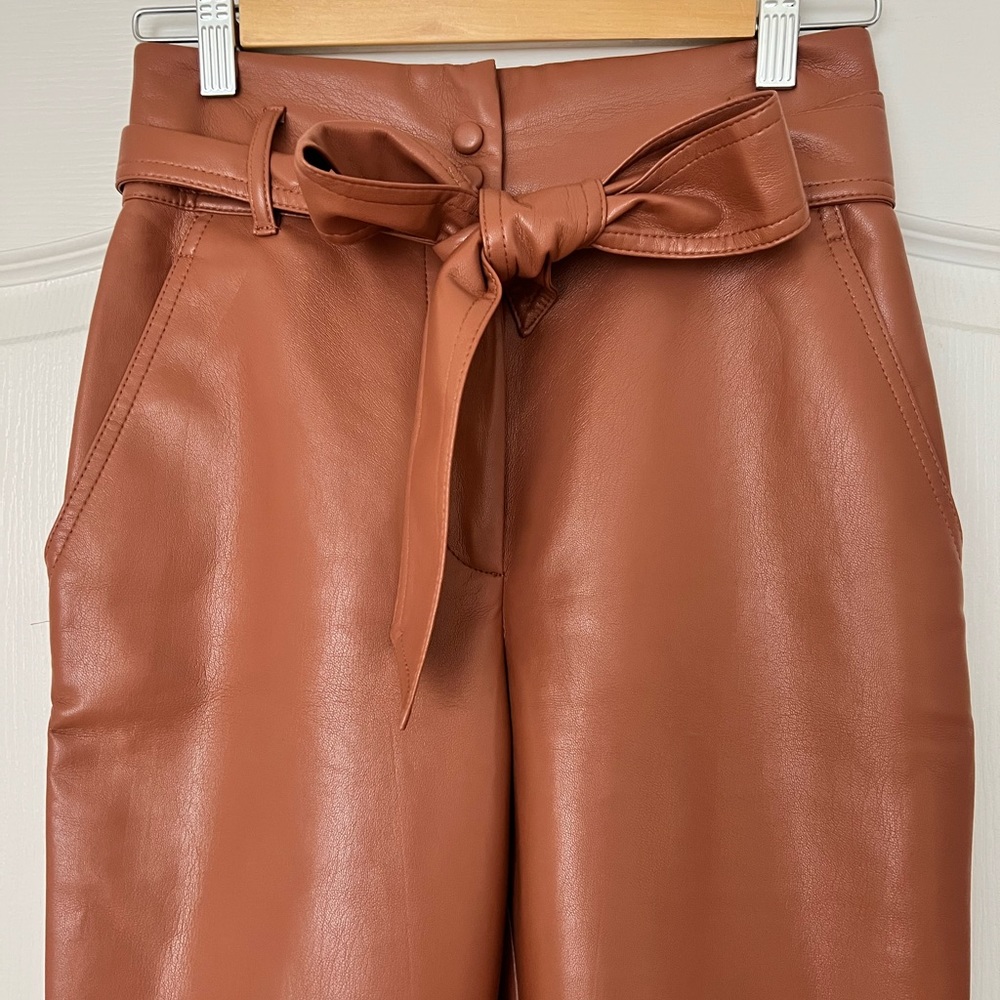 Aritzia Wilfred High Tied Vegan Leather Pant - Picture 10 of 12